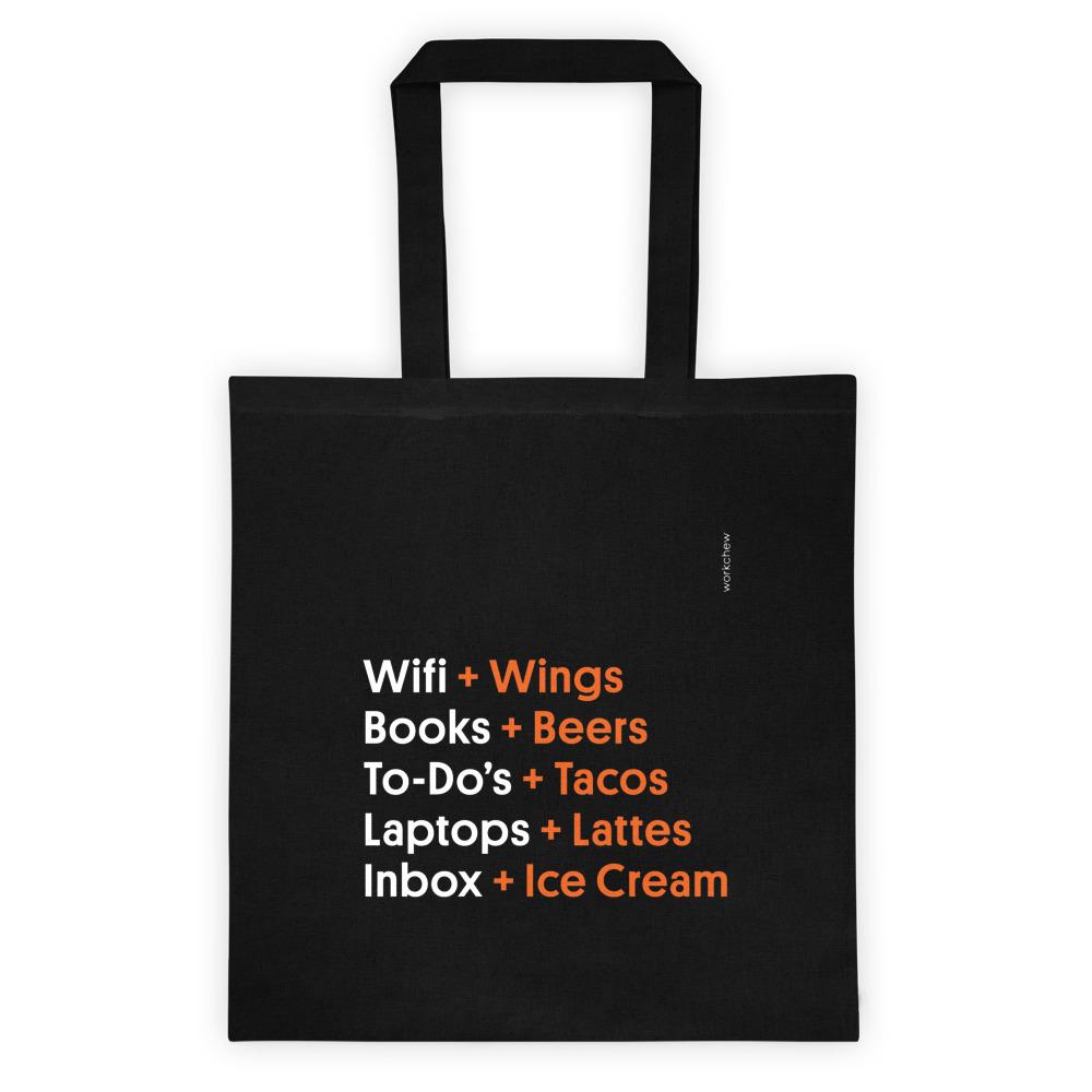 Work + Food Tote Bag